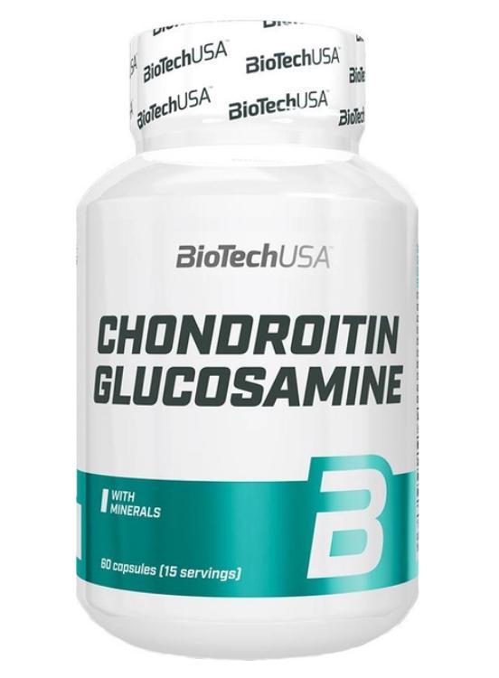 Для суглобів і зв'язок BioTech USA Chondroitin Glucosamine 60 капсул