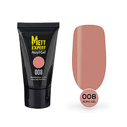 Акрил гель Mett Expert Acryl Gel Beige №008 Камуфлювальний бежевий 30 г