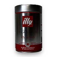 Кофе молотый ILLY классический для эспрессо машин tostato classico espresso 100% arabica ж/б 250г