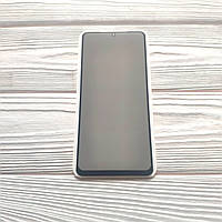 Защитное стекло Антишпион для Xiaomi Redmi Note 12S Full Glue Черное