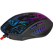 Мишка проводова ігрова Defender Titan GM-650L (52650) RGB з підсвіткою, фото 3