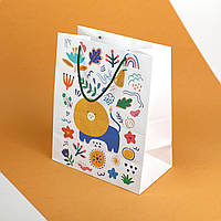 Детские подарочные пакеты 150*90*210 Маленькие пакетики с рисунком в украинском стиле