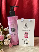 Набор Victoria's Secret Bombshell Духи с феромонами 45 ml + Парфюмированный лосьон 200 ml