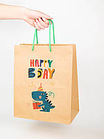 Подарочный пакет на День рождения 220*120*260 пакеты для угощений в детский сад
