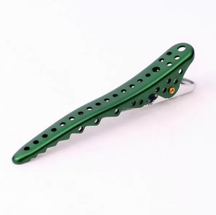 Затискач для волосся Y.S.Park Professional Shark Clip, зелений (YS-ClipSh Green), фото 1
