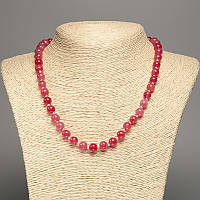 Намисто Турмалін гладка кулька d-8мм+- L-48см +- купити біжутерію дешево оптом в інтернеті