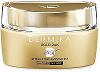 Крем для лица "Стимулятор молодости" - Dermika Gold 24K Face Cream 45+ (1051655)
