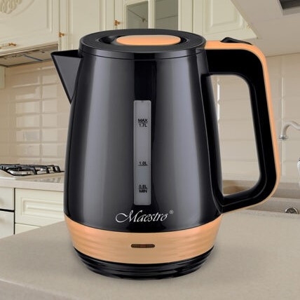 Електричний чайник Maestro MR-033-BLACK (1.7 л, 2200 Вт), фото 1