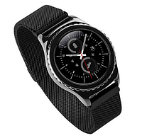 Миланский сетчатый ремешок Primo для часов Samsung Gear S2 Classic (SM-R732 / SM-R735) - Black