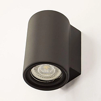 Настінний гіпсовий світильник-бра LUMINARIA GYPSUM LINE DUBLIN R1808 BK цоколь GU5.3 під лампу MR-16 чорний
