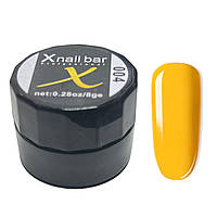 Гель-краска для ногтей X Nail Bar Professional 004, золотая, 8 г