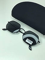 Солнцезащитные очки в стиле Ray Ban Octagonal ТРЕНД 2023 Рей Бен Октагонал Восьмиугольные Черные