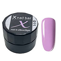 Гель-краска для ногтей X Nail Bar Professional 011, сиреневая, 8 г