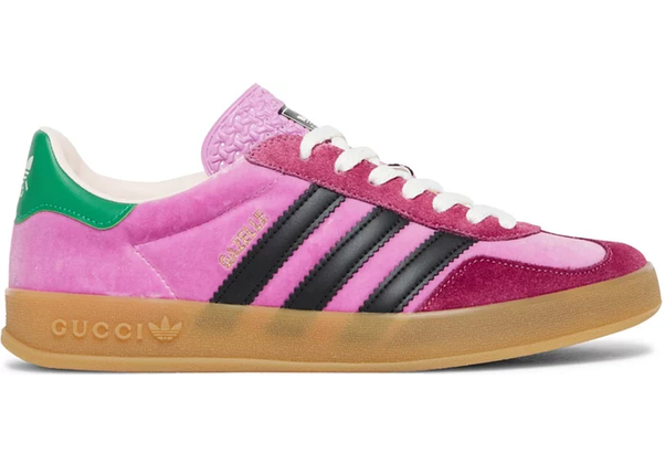 Кросівки Adidas x Gucci Gazelle Pink — 707864 9STU0 5960/HQ7084, фото 2