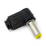 Роз'єм живлення тато кутовий DC 5.5*2.1mm, фото 4