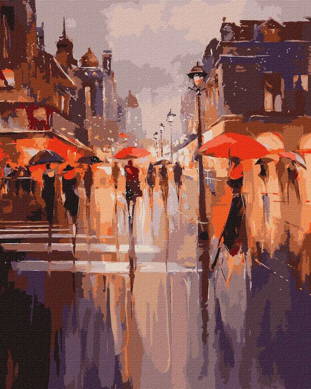 Картина за номерами 40×50 см. Святкова атмосфера. Ідейка КНО2194