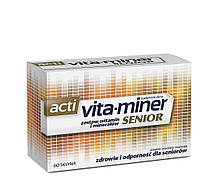 Вiтаміни ля подилих людей Acti vita-miner Senior (Vita miner Senior) - для літніх людей 50 +, 60 шт