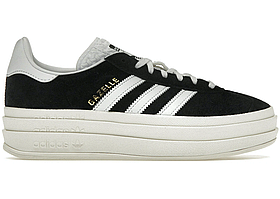 Кросівки Adidas Gazelle Platform Bold Core Black White — HQ6912