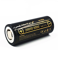 Акумулятор 26650 Li-ion Liitokala lii 50a 5000mah 26650 плоский плюс ОРИГИНАЛ Код:TO55