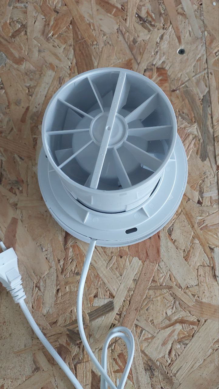 Б/у Дренажний вентилятор HUGOOME, 95 м3/год, 100 мм