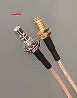 Кабель удлинитель разъем QMA 10 см адаптер перемычка QMA f к SMA female Штекер Кабель Соединительный кабель