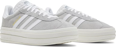 Кросівки Adidas Gazelle Platform Bold Grey White — HQ6893, фото 3