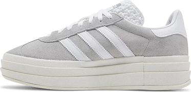 Кросівки Adidas Gazelle Platform Bold Grey White — HQ6893, фото 2