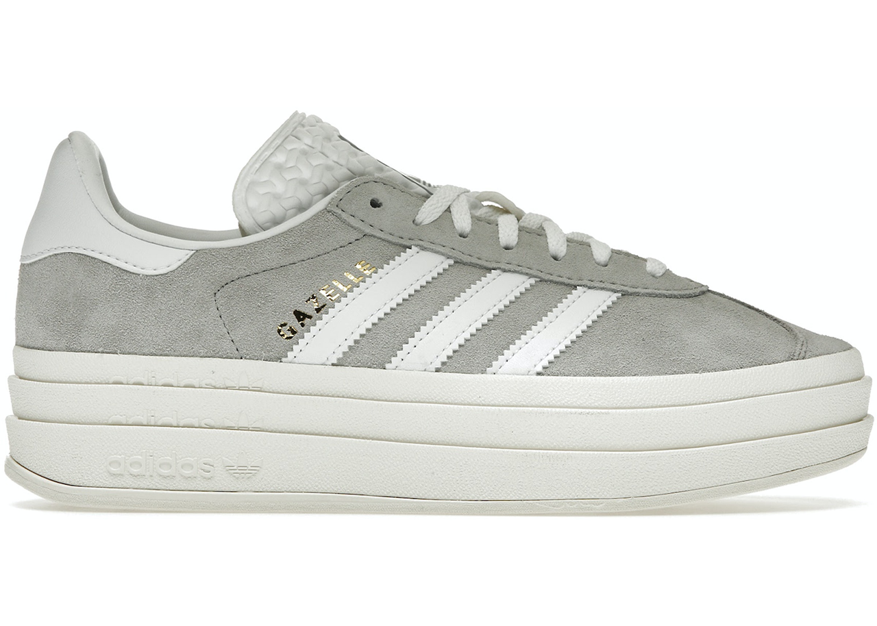 Кросівки Adidas Gazelle Platform Bold Grey White — HQ6893