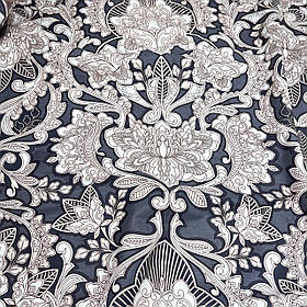 Сатин "Квітковий орнамент" 220 см