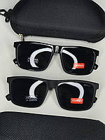 РАСПРОДАЖА! Антибликовые мужские солнцезащитные очки FERRARI Полароид Polarized Водительские Черный