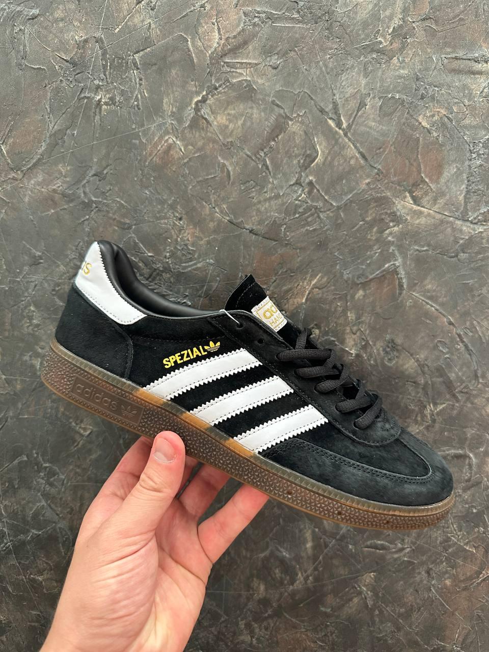 Кросівки чоловічі чорні Adidas Spezial (05392)