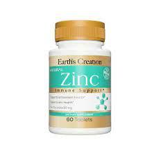 Цинк Earth's Creation Zinc Gluconate 50 mg 100 tabs