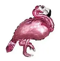 Шар Фламинго розовый фольгированная фигура 38 х 36 см