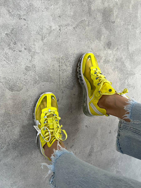 Nike air cheap max white yellow