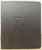 Папка "Украина" Цвет черный - Оптима 250х200