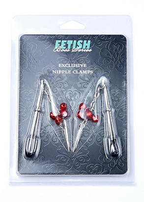 Затискачі Exclusive Nipple Clamps No.4 Fetish Boss Series, фото 2