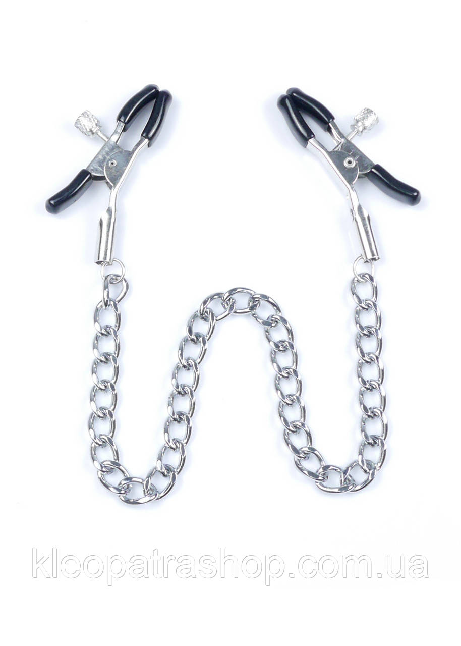 Затискачі для сосків Nipple Clamps No.7 Fetish Boss Series