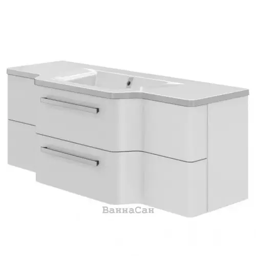 Тумба с раковиной в ванную 130 см BOTTICELLI Levanto с умывальником ...
