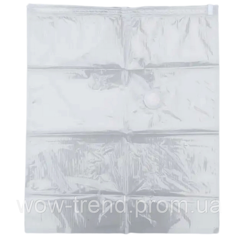 Вакуумный пакет для одежды 50 х 60 см с клапаном, прозрачный - фото 5 - id-p1892461716