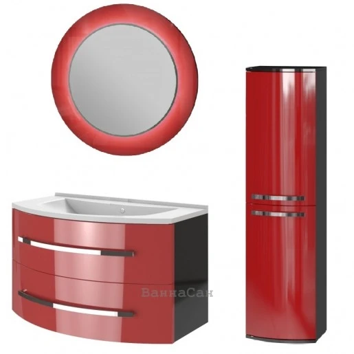 Купить Ванный гарнитур 90 см Botticelli Vanessa с умывальником Domenika ...