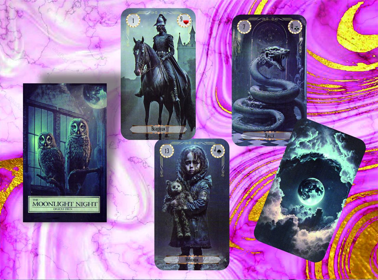 Карты Оракул The Moonlight Night - Ночной Лунный Свет Ленорман, цена ...