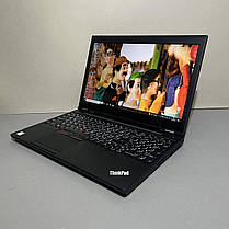 Ігровий ноутбук Lenovo ThinkPad P50/15.6"/Core i7 4 ядра 2.7GHz/16GB DDR4/512GB SSD/Quadro M200M 4GB/Webcam, фото 2
