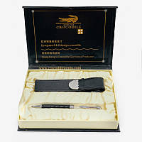 Подарочный набор ручка поворотка+футляр "Crocodile" (699-7, 1/87)