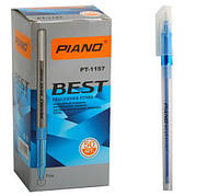 Ручка олійна PIANO BEST 1157 колір синій FINE 1/2000/1000/50