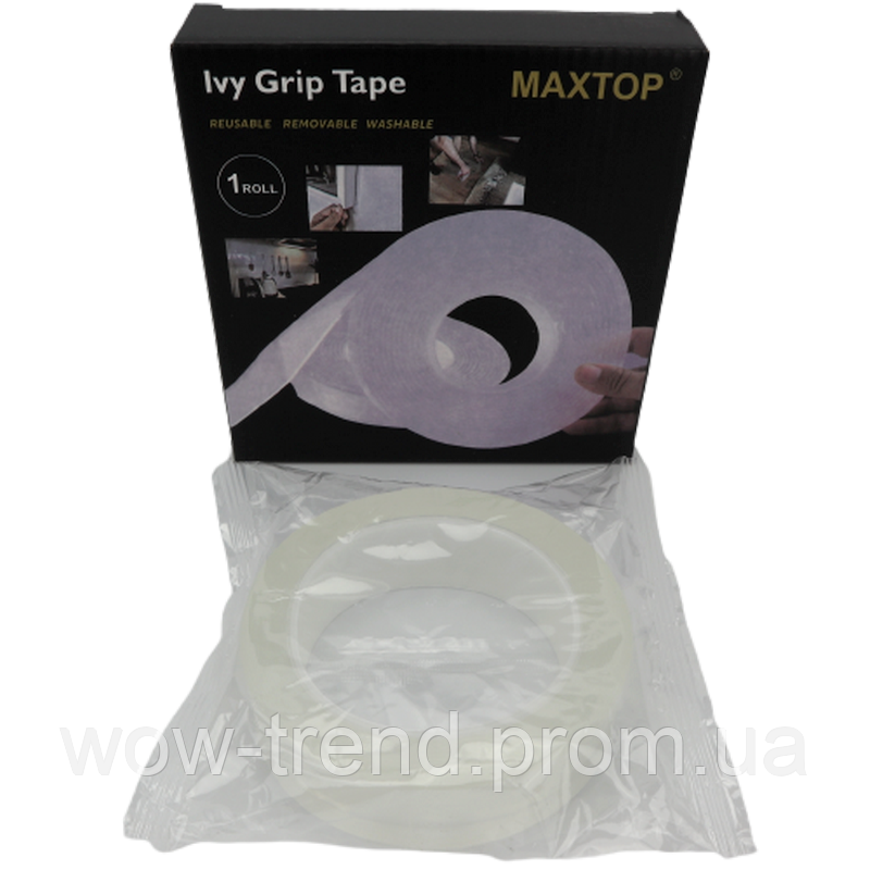 Клейкая двусторонняя крепежная лента липкая Ivy Grip Tape 5 м - фото 1 - id-p1892461733