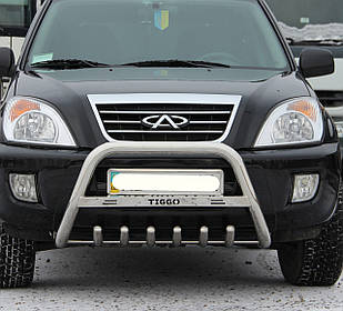 Кенгурник WT на Chery Tiggo (c 2012--) Чорні Тіго