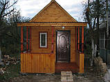 Дерев'яний будинок 5х3 "Малютка" Літній варіант. Ціна по полу., фото 4