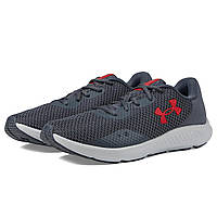 Кросівки Under Armour Charged Pursuit 3 Pitch Gray/Pitch Gray/Red, оригінал. Доставка від 14 днів