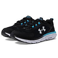 Кросівки Under Armour Charged Assert 9 Black/Blue Surf/White, оригінал. Доставка від 14 днів