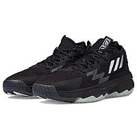 Кросівки баскетбольні Adidas Dame 8 Black/White/Grey, оригінал. Доставка від 14 днів